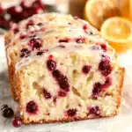Cranberry Bread With Orange Glaze