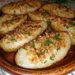 Crispy Garlic Herb Roasted Potato Skins