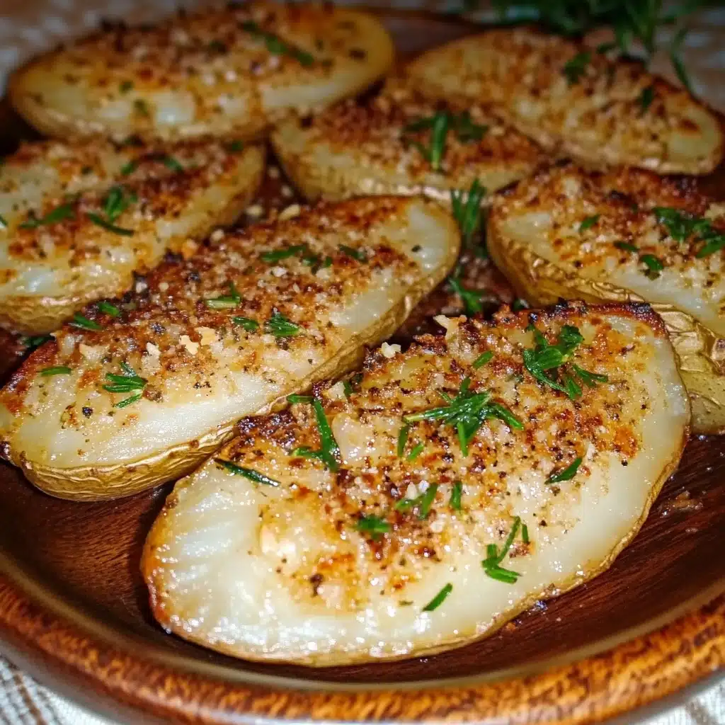 Crispy Garlic Herb Roasted Potato Skins