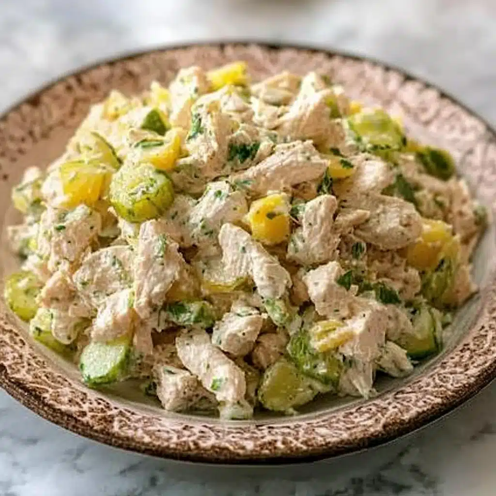 Crunchy Dill Pickle Chicken Salad