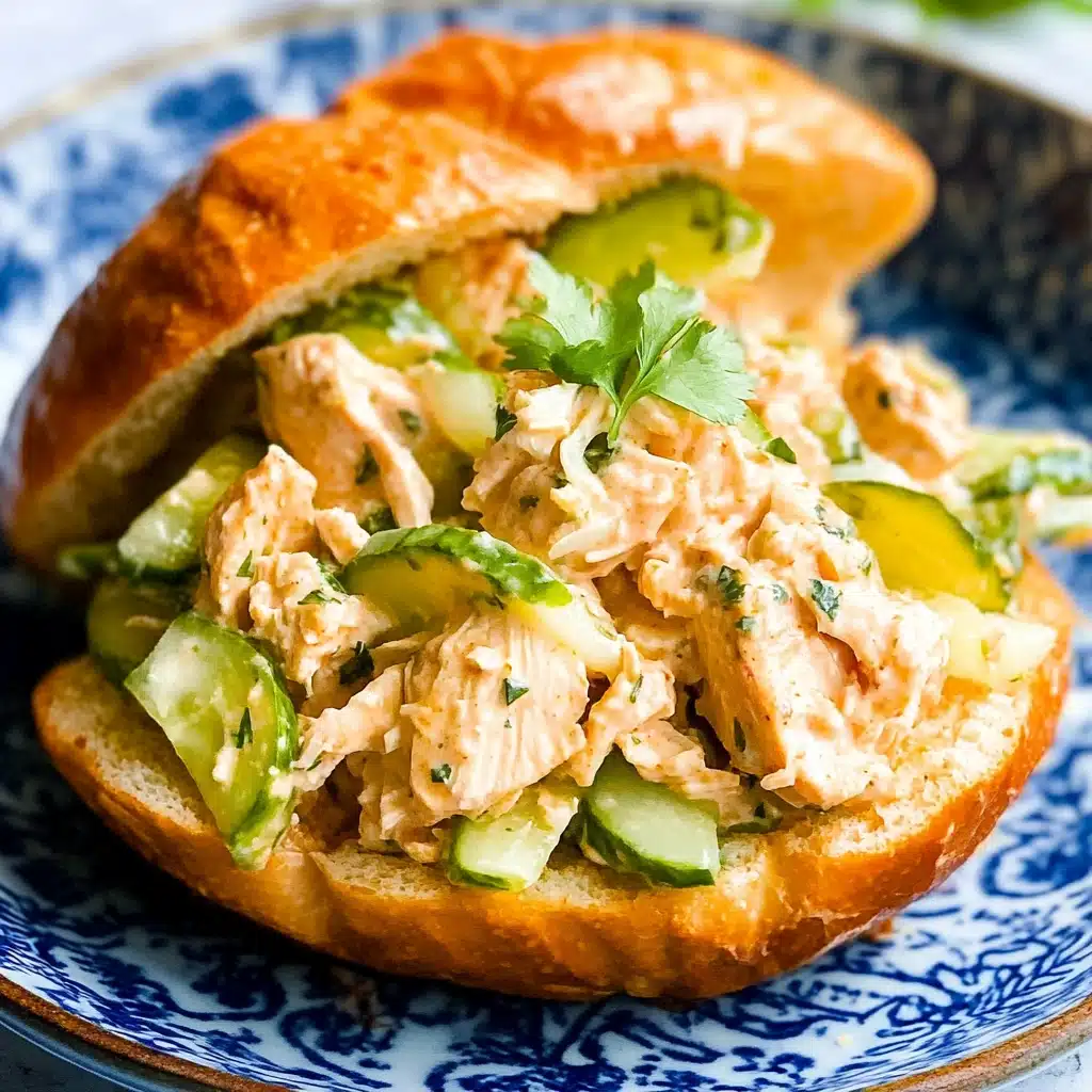 Crunchy Dill Pickle Chicken Salad