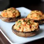Crab Stuffed Portobello Mushrooms