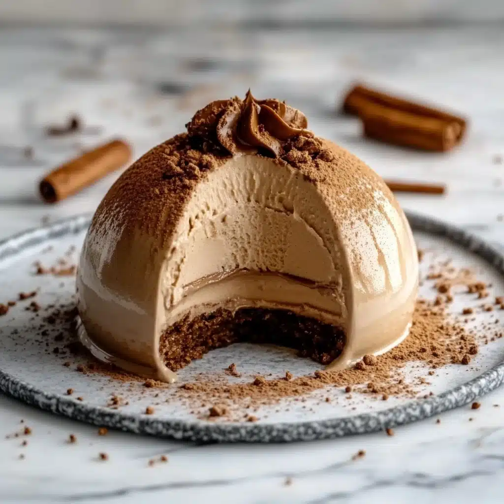 Gingerbread Latte Mousse Domes