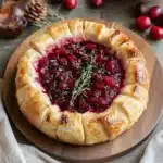 Baked Brie Cob with Cranberry Sauce – Gooey, Savory & Perfectly Festive!