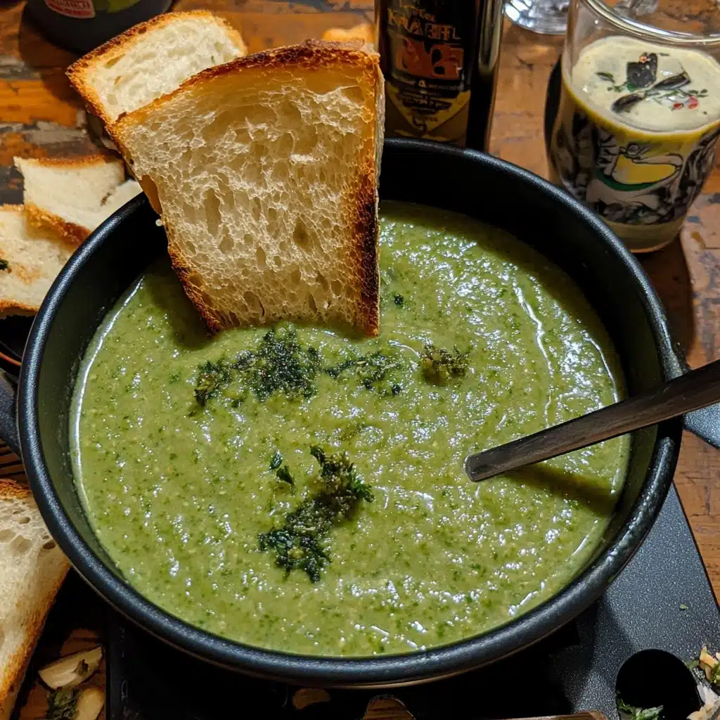 Green Sheet Pan Soup