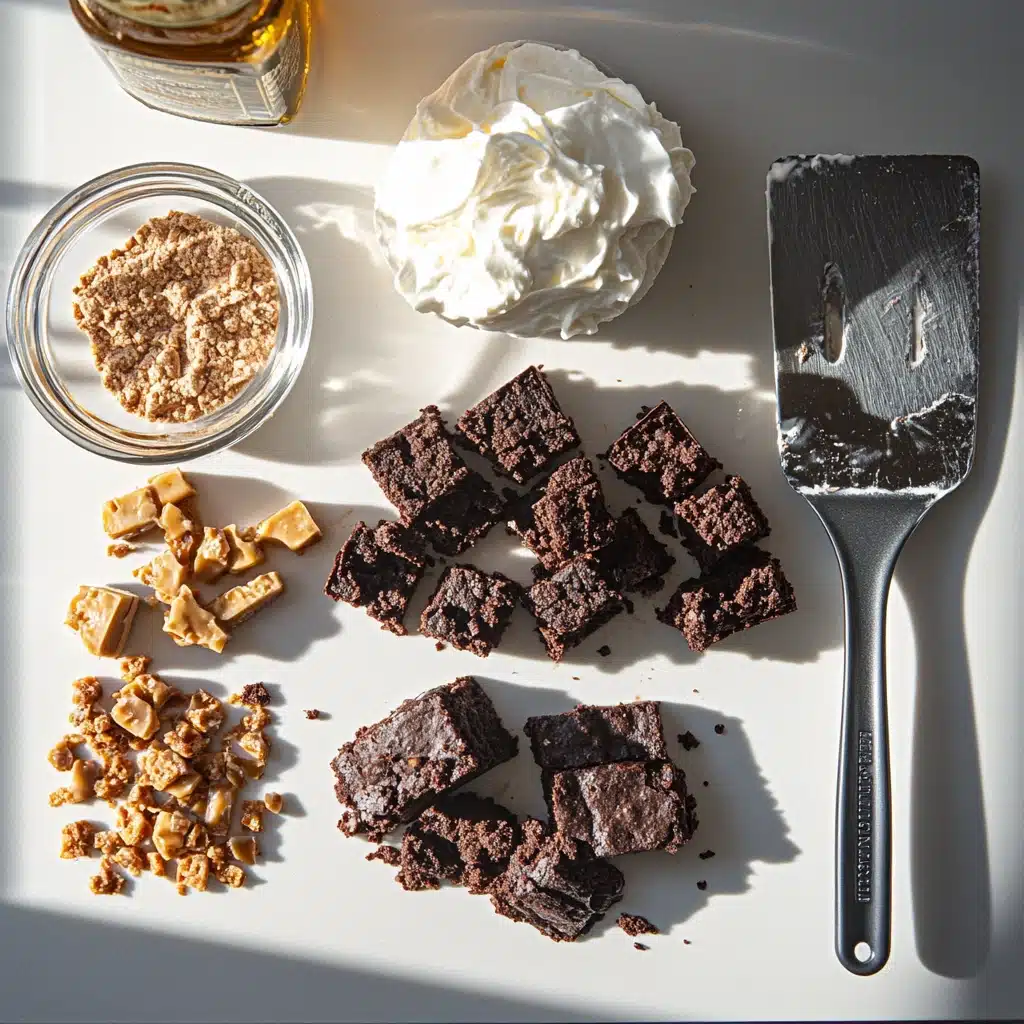 Kahlua Brownie Toffee Trifle