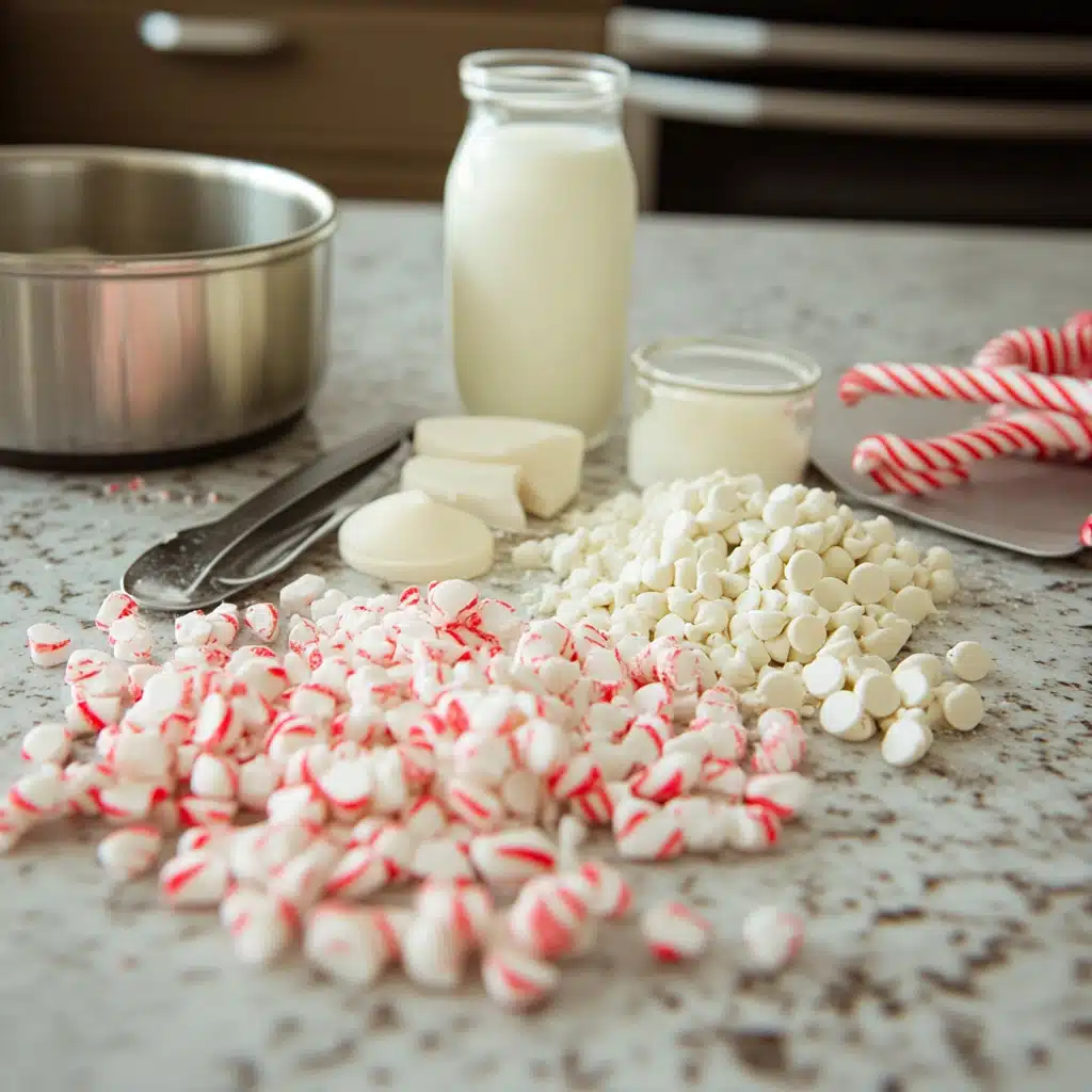 Peppermint Swirl Fudge