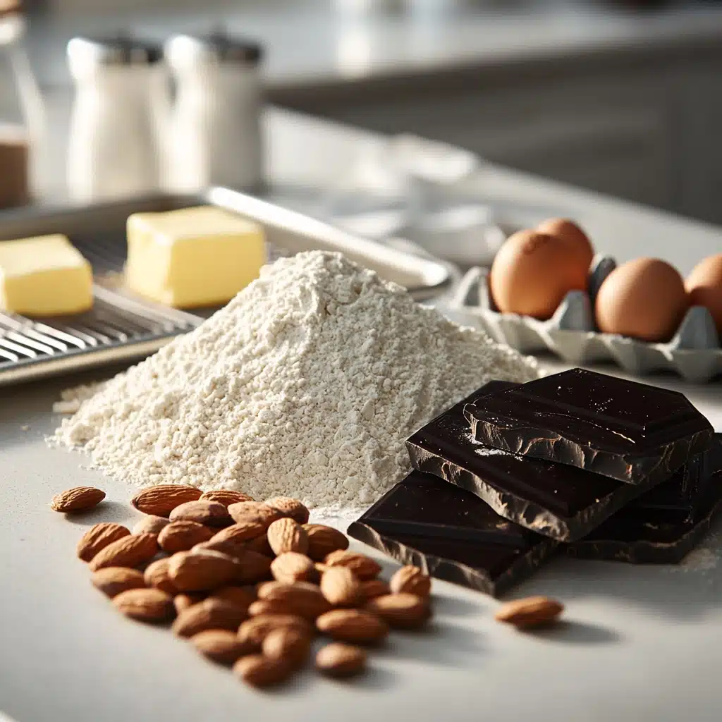 Chocolate Dipped Almond Fingers