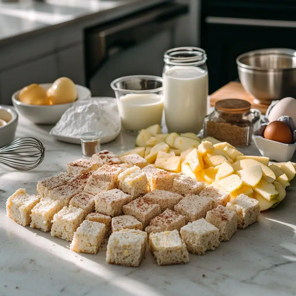 Overnight Cinnamon Apple Baked French Toast Casserole