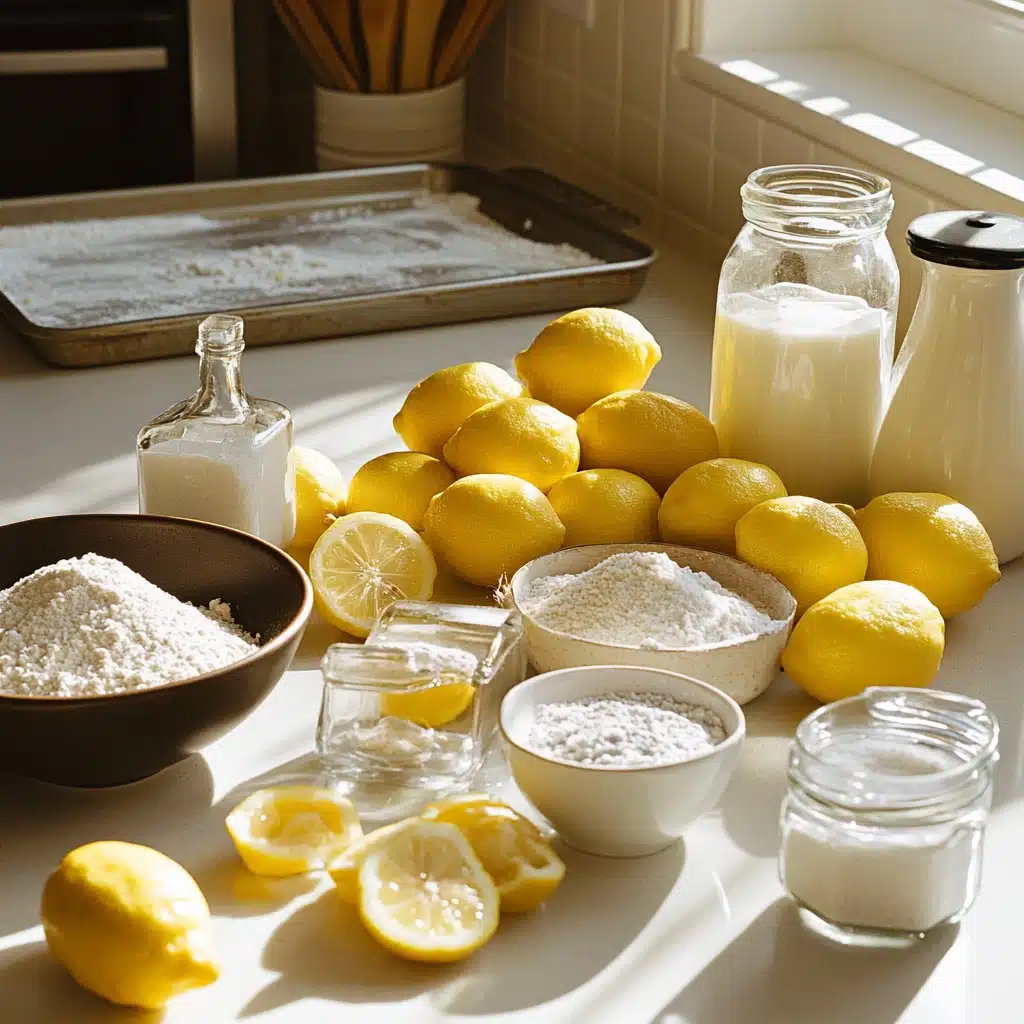 Vegan Lemon Crinkle Cookies