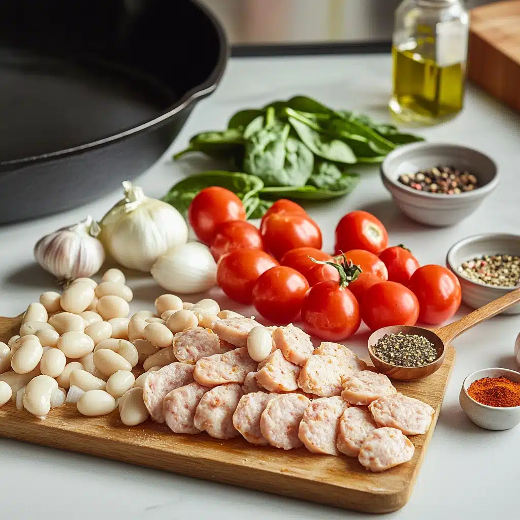 Chicken Sausage White Bean Skillet