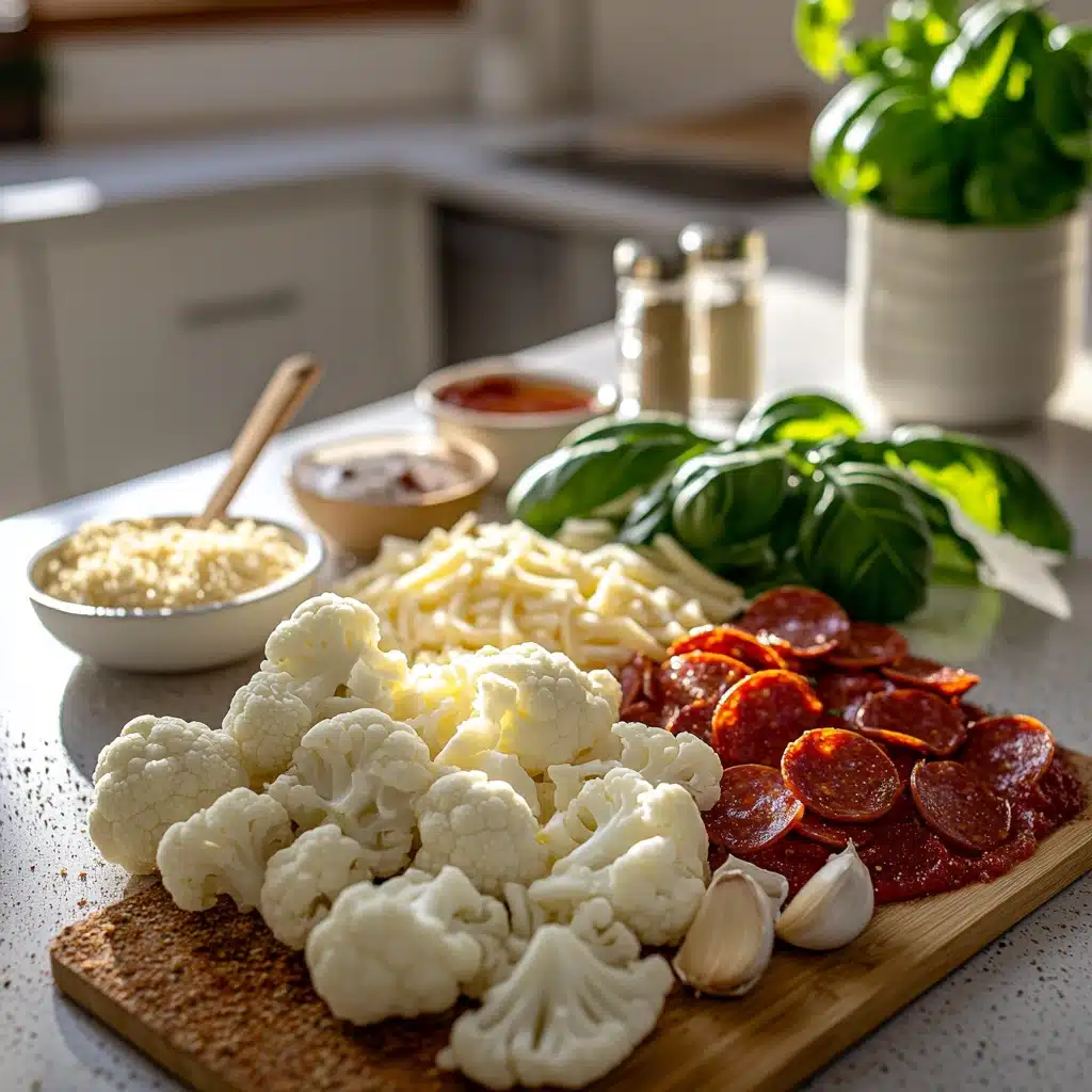 Cauliflower Pizza Casserole