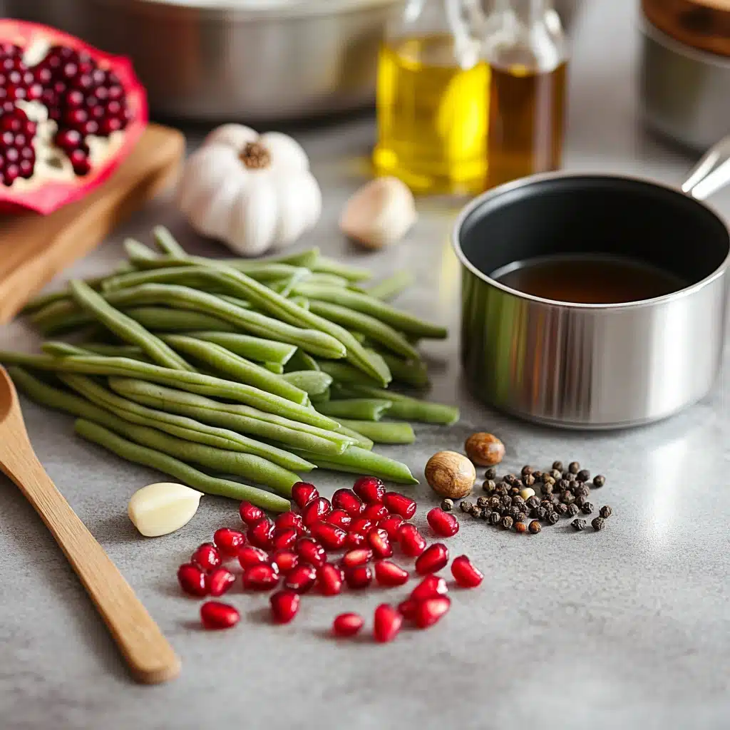 Pomegranate-Glazed Green Beans