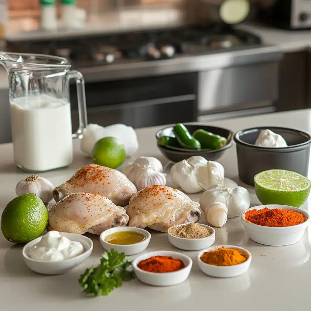 Peruvian Chicken With Green Sauce