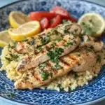 Lemon Herb Grilled Chicken with Couscous