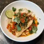 Tomato-Poached Fish With Chile Oil and Herbs