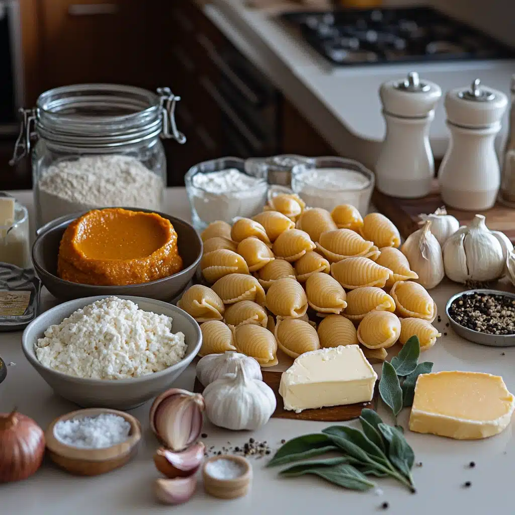 Creamy Pumpkin & Gouda Stuffed Shells