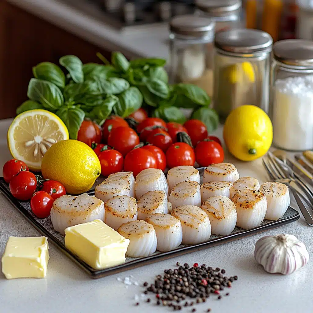 Scallops with Corn and Tomatoes