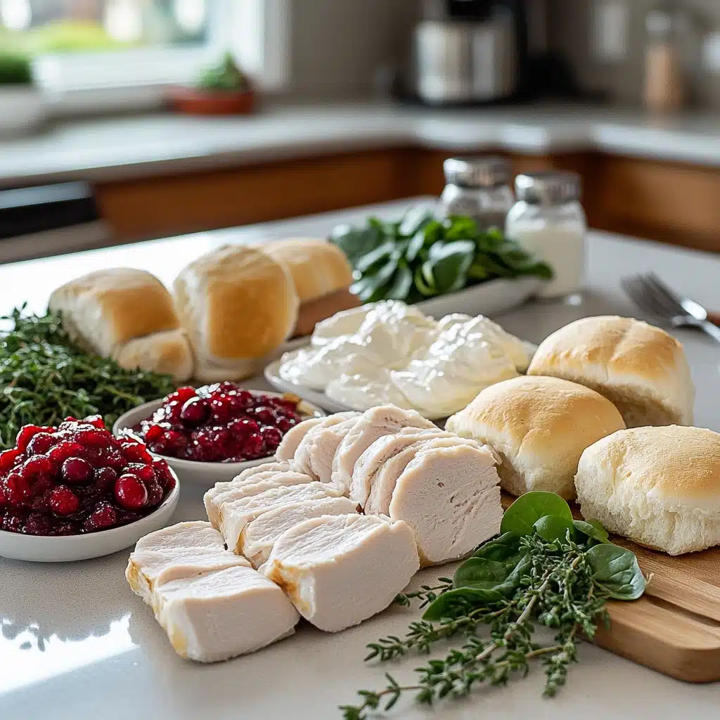 TURKEY CRANBERRY SLIDERS