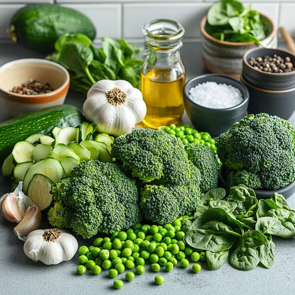 Green Sheet Pan Soup