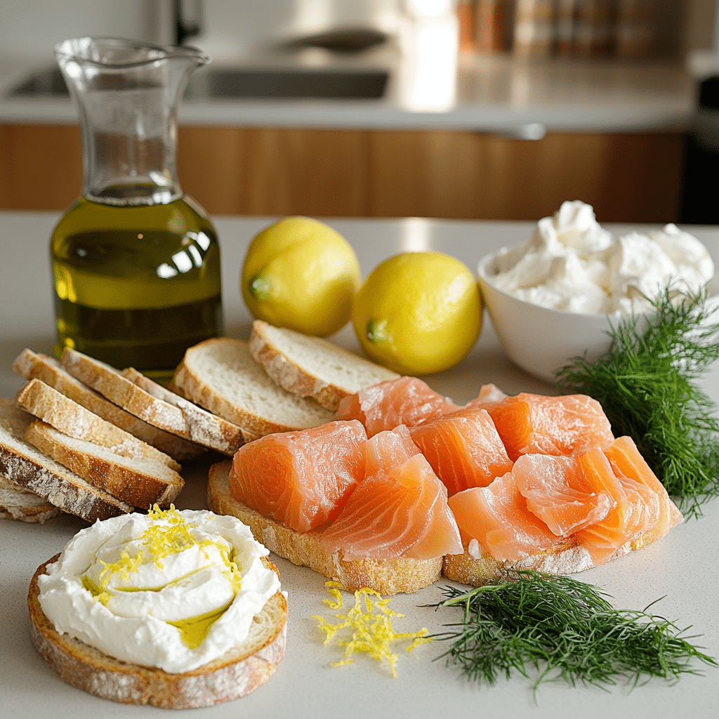 Smoked Salmon Crostini