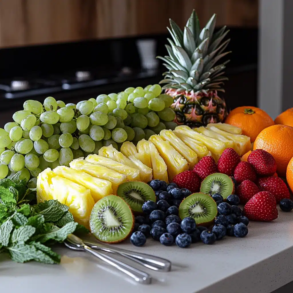 Christmas Wreath Fruit Salad