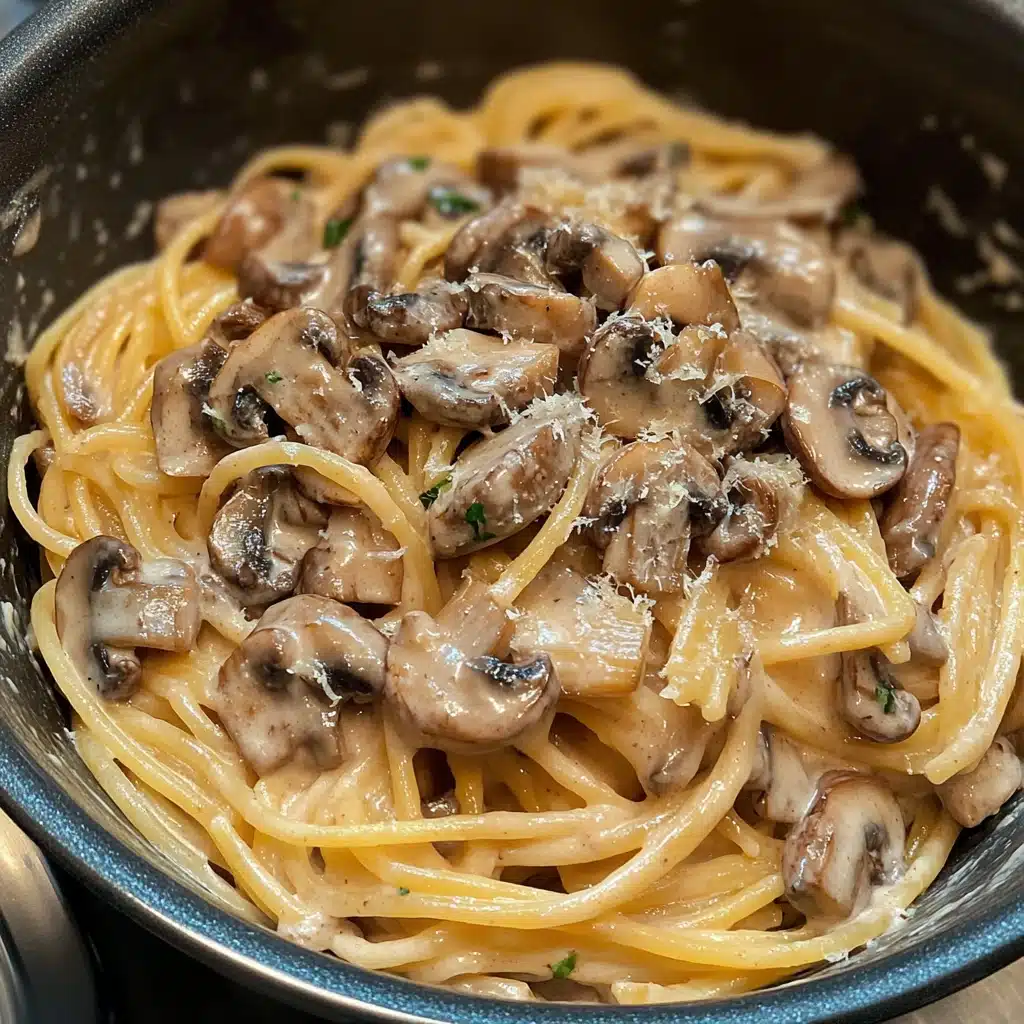 ONE POT CREAMY MUSHROOM PASTA