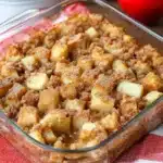 Overnight Cinnamon Apple Baked French Toast Casserole