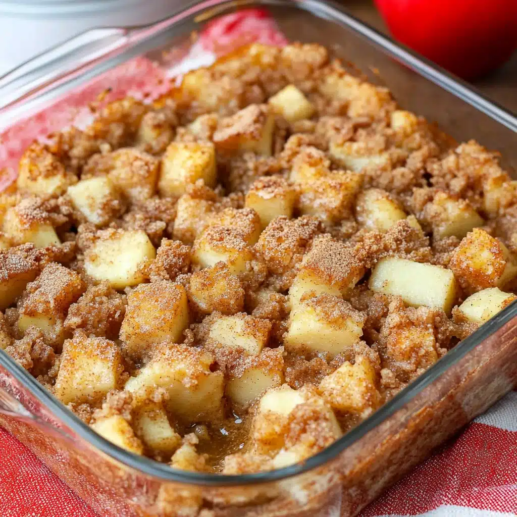 Overnight Cinnamon Apple Baked French Toast Casserole