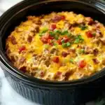 Overnight Slow Cooker Breakfast Casserole