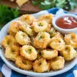Parmesan Crusted Tortellini Bites