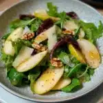 Pear and Rocket Salad With Parmesan and Walnuts
