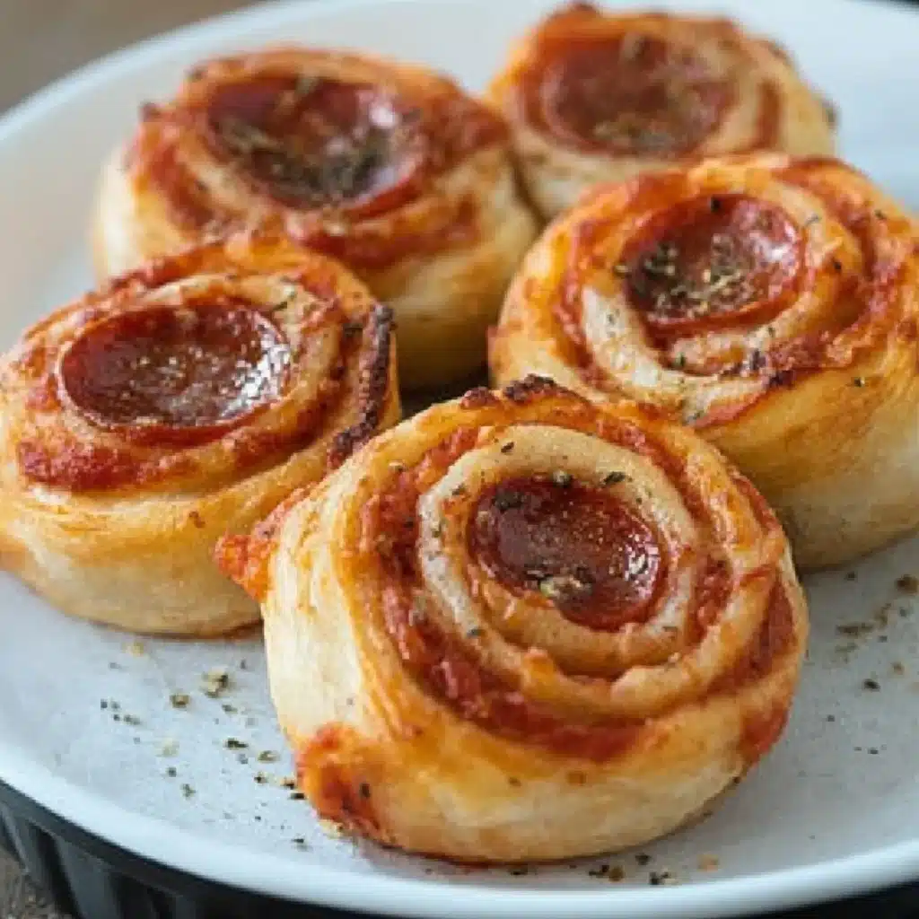 High Protein Pepperoni Pizza Rolls