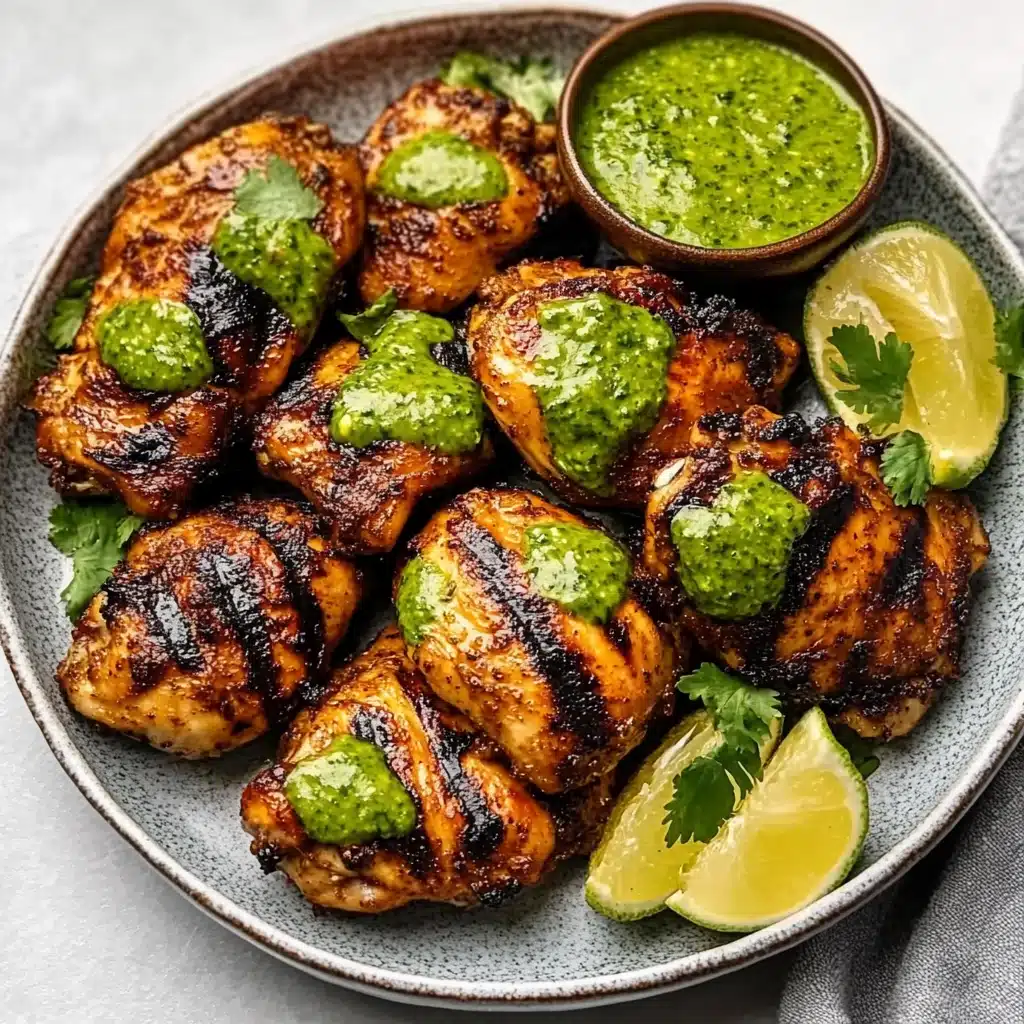 Peruvian Chicken With Green Sauce