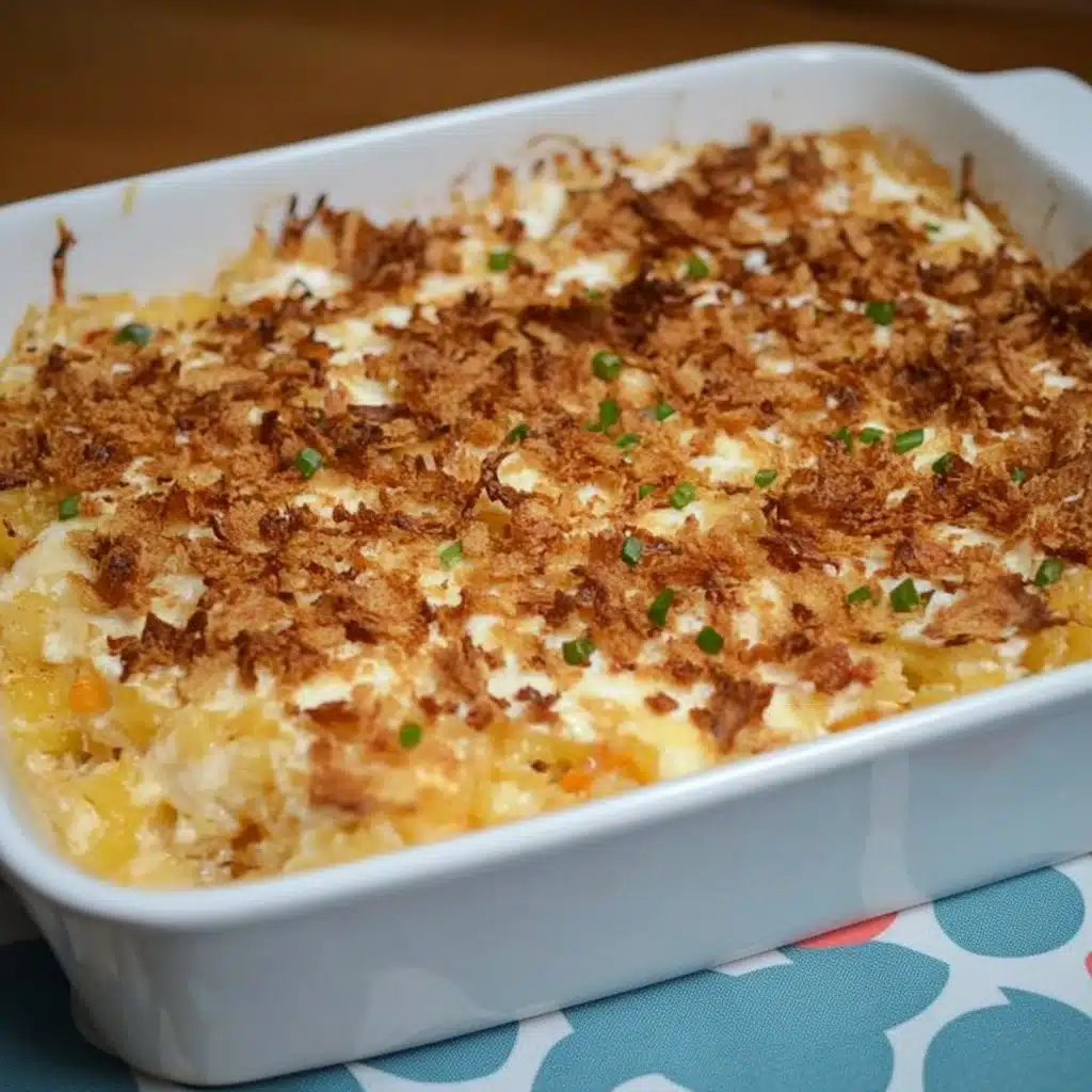 Pimento Cheese Hash Brown Casserole