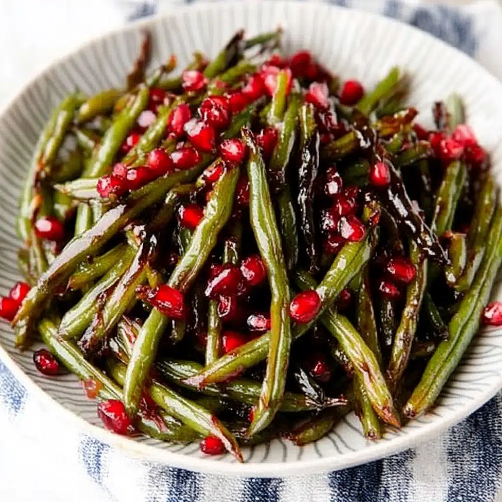 Pomegranate-Glazed Green Beans