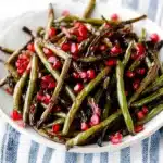Pomegranate-Glazed Green Beans