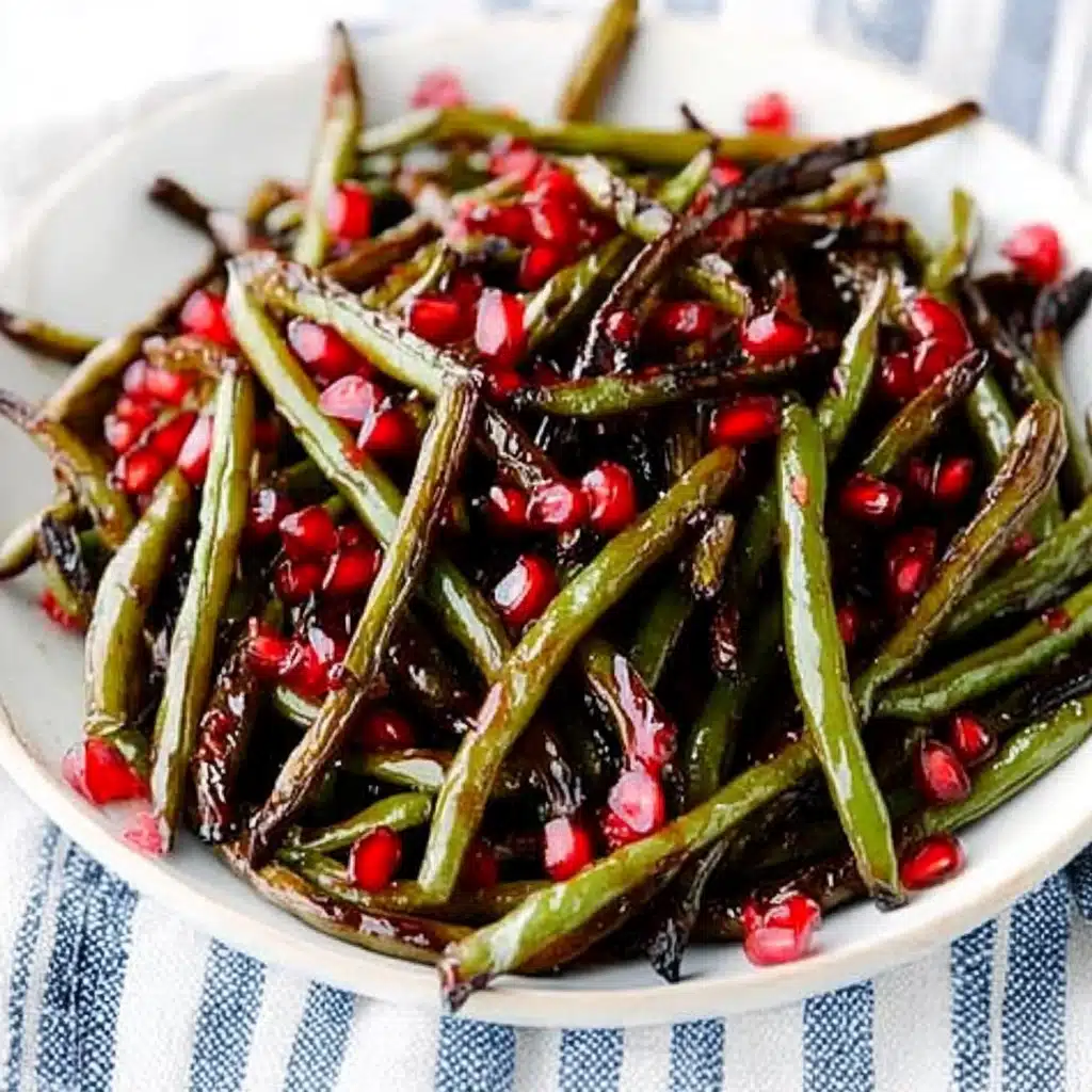Pomegranate-Glazed Green Beans