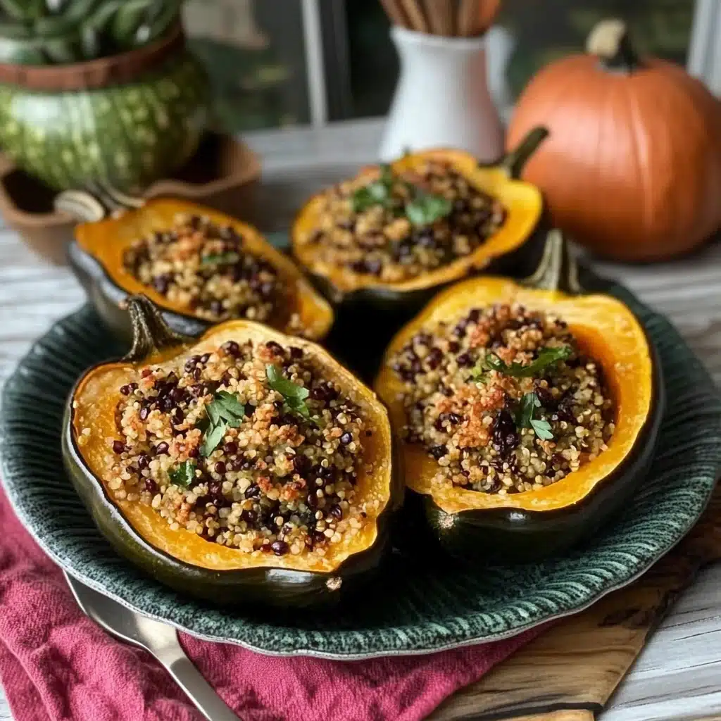 Quinoa Stuffed Acorn Squash