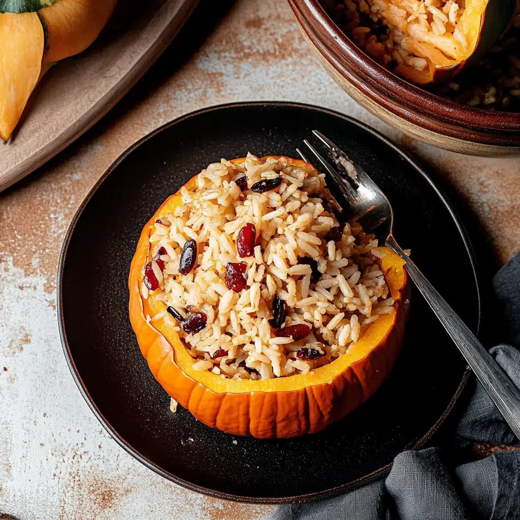 Rice Stuffed Pumpkin