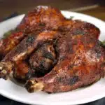 Sage-Rubbed Spatchcocked Smoked Turkey