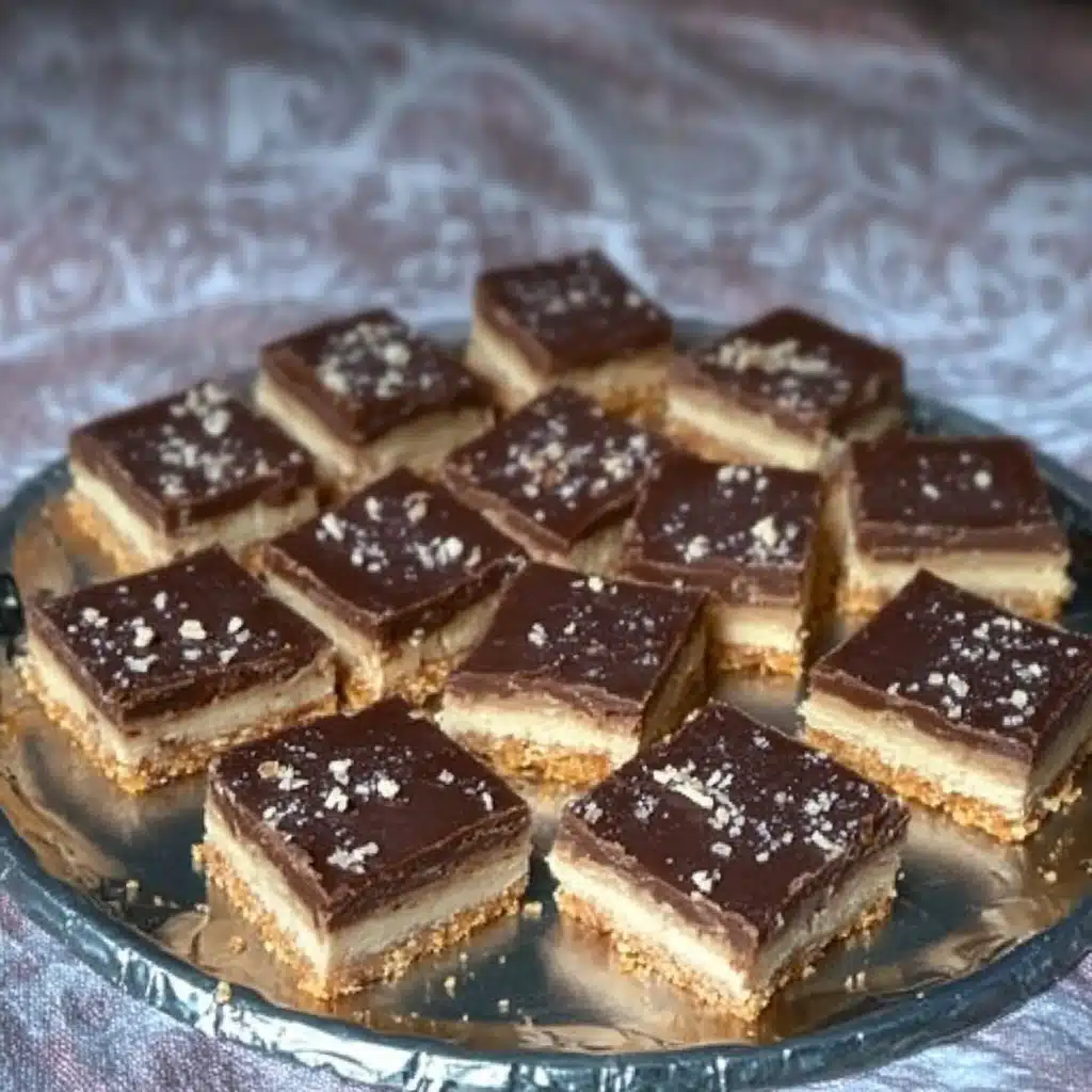 Triple Layer Cracker Toffee Bars