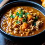 Turkey Pumpkin White Bean Chili