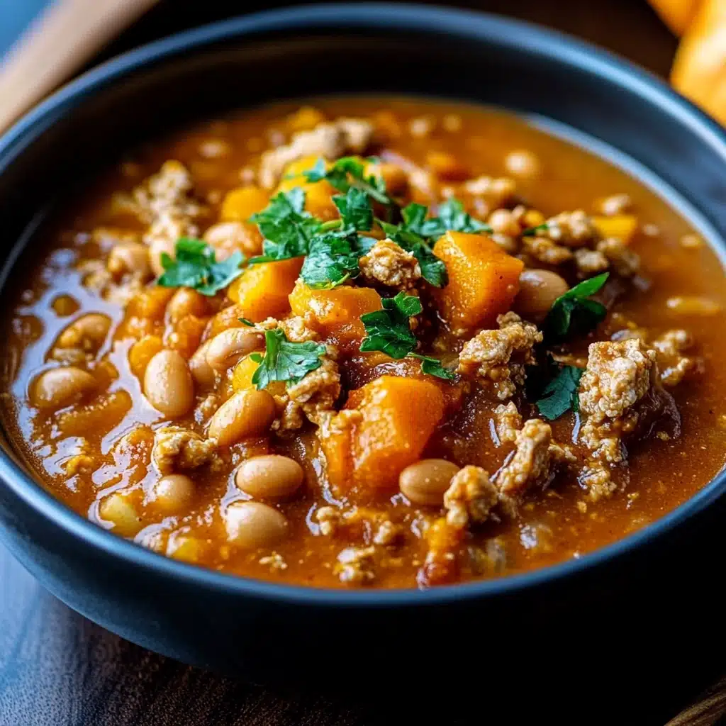 Turkey Pumpkin White Bean Chili