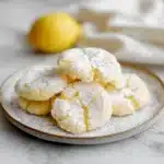 Vegan Lemon Crinkle Cookies
