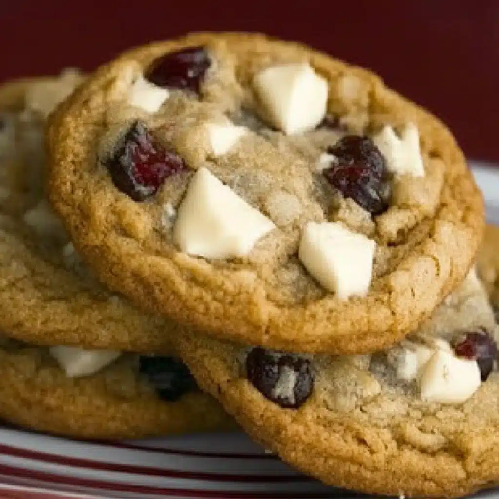 White Chocolate Cranberry Cookies