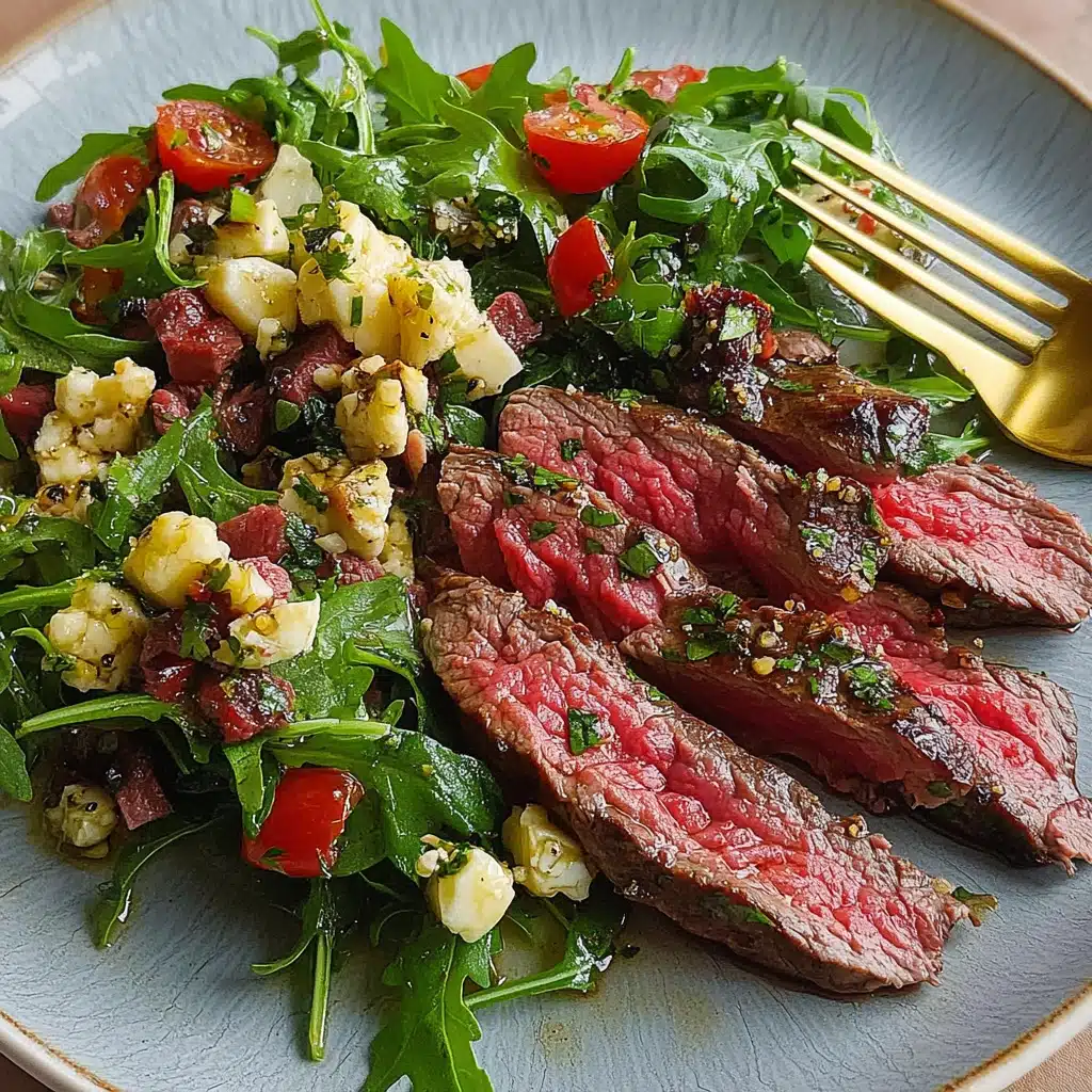 arugula skirt steak salad