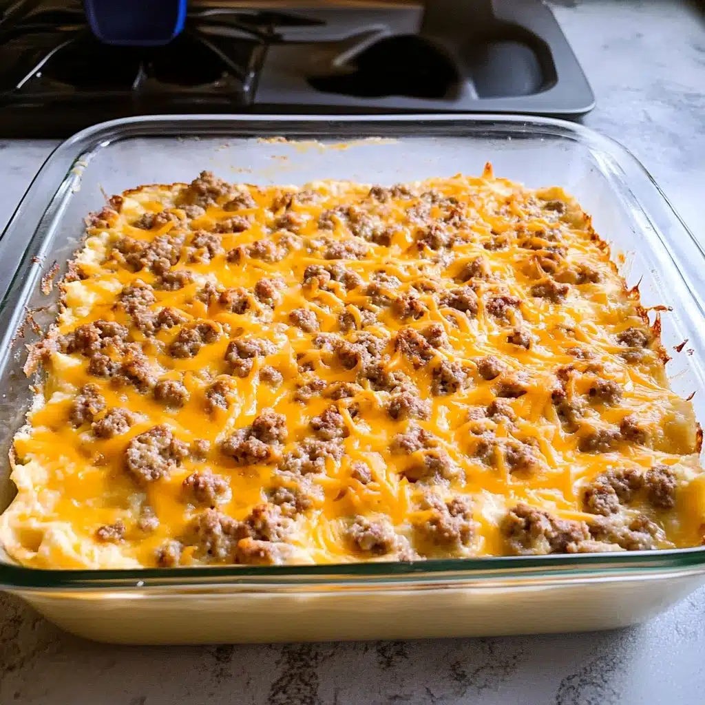 Cheesy Sausage Breakfast Casserole