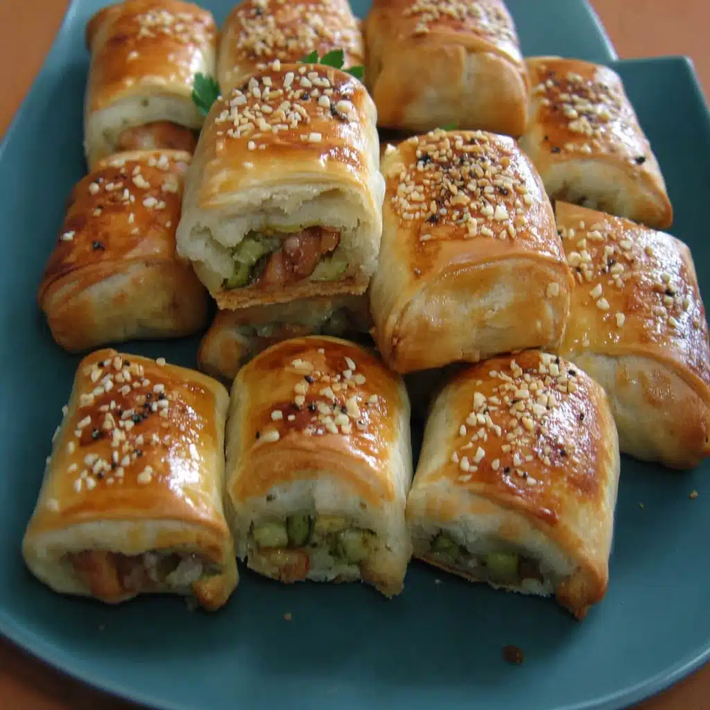 chicken and vegetable sausage rolls