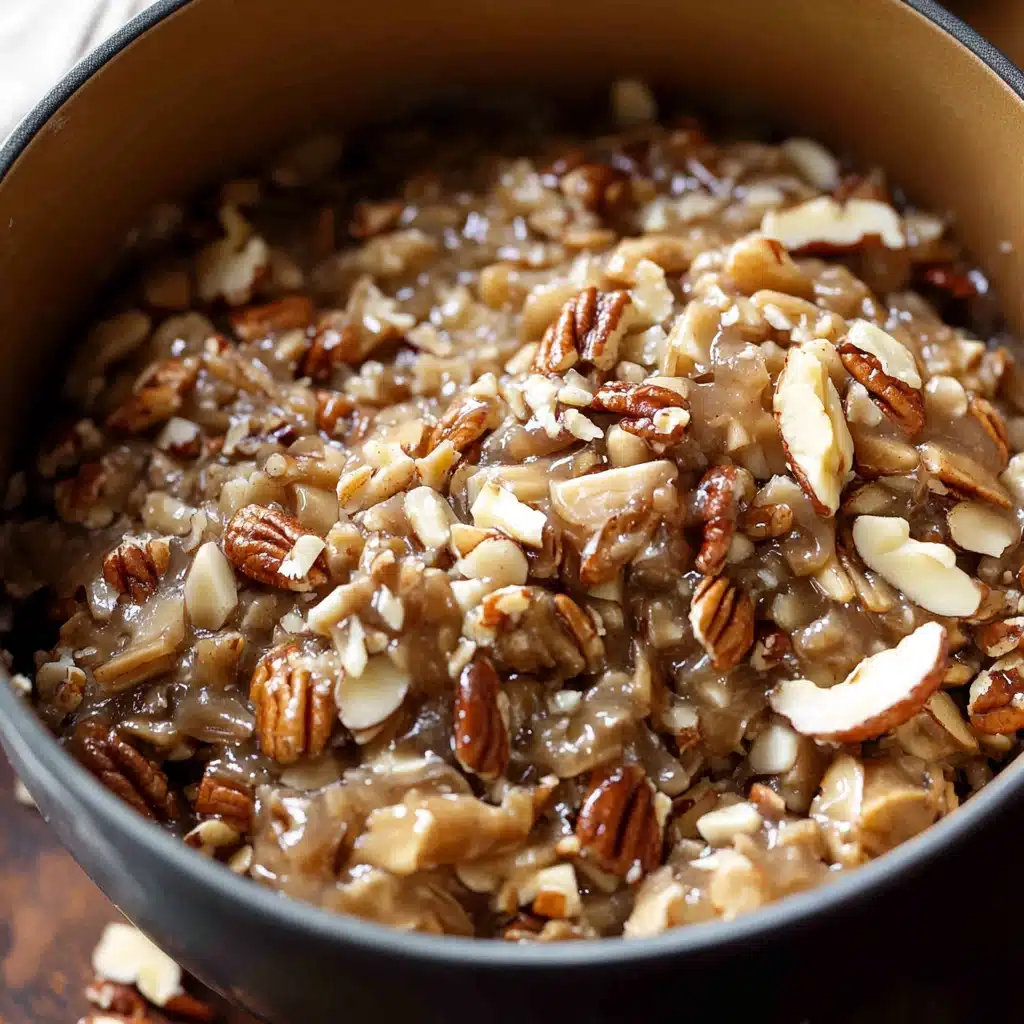 No Bake Coconut Pecan Praline Cookies